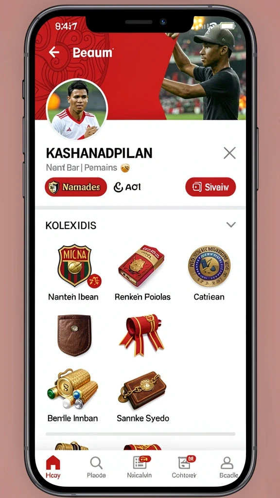 Tangkapan layar antarmuka komunitas dalam game yang interaktif.