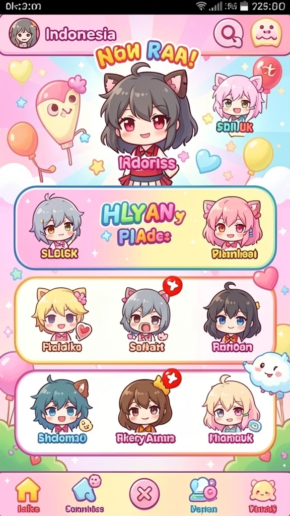 Beragam tema permainan slot untuk dipilih.