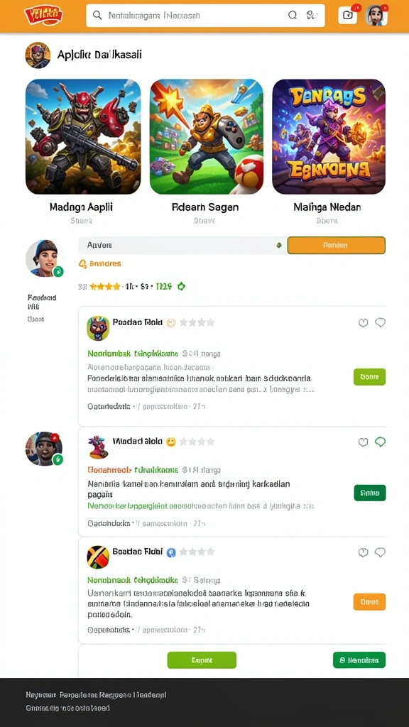 Tampilan antarmuka yang menarik dan mudah dipahami.