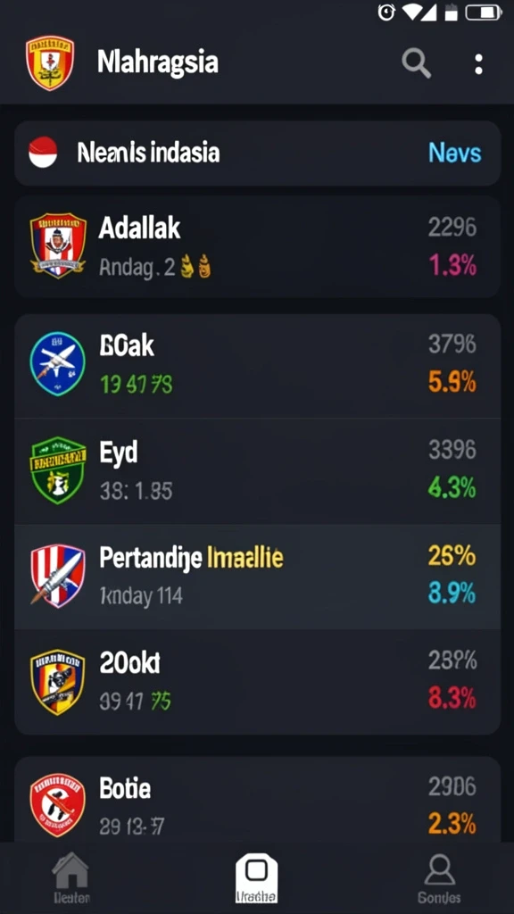 Screenshot menampilkan mode bermain yang beragam.