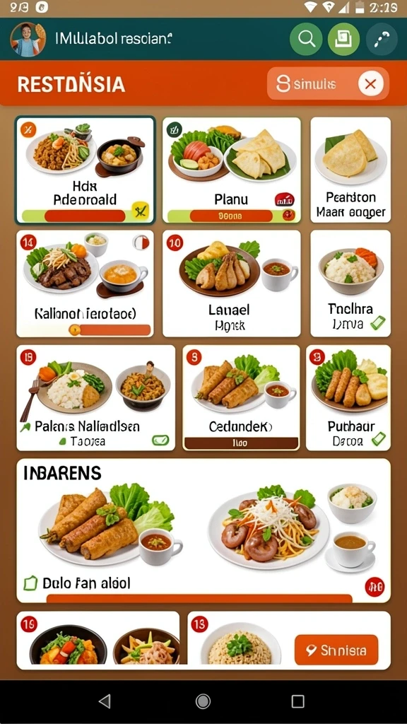 Tampilan antarmuka yang intuitif dan menarik.