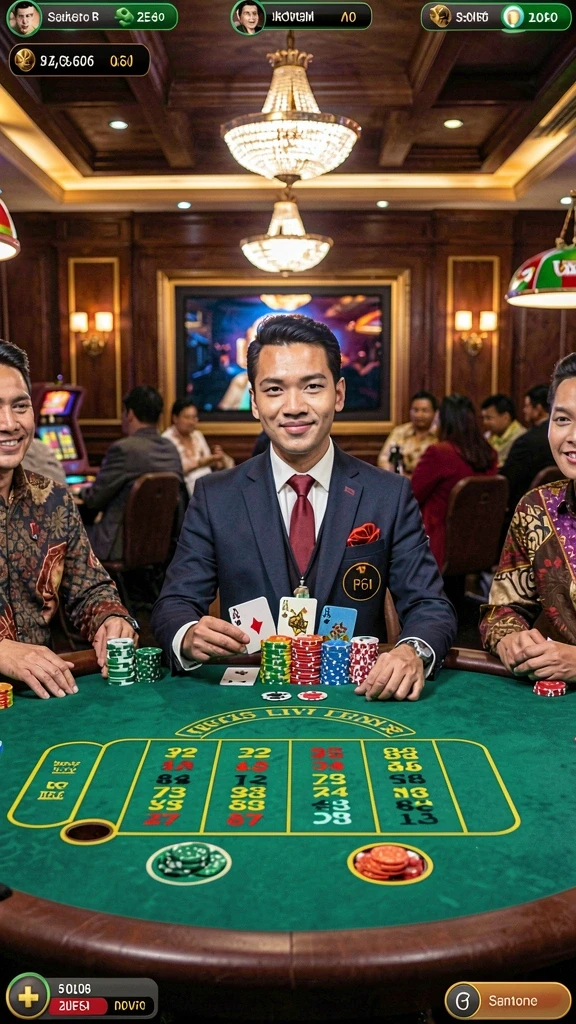 Screenshot menunjukkan tampilan layar utama yang menarik.