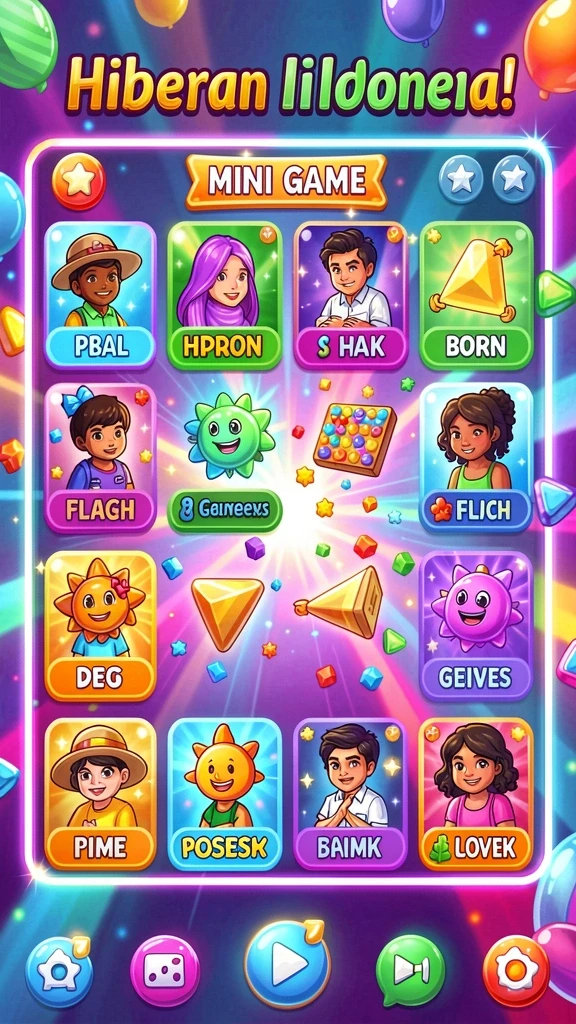 Screenshot menunjukkan pemain menyelesaikan misi dan mendapatkan hadiah.