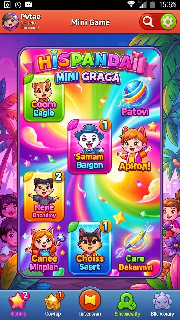 Berbagai karakter yang bisa dipilih dan dimainkan.