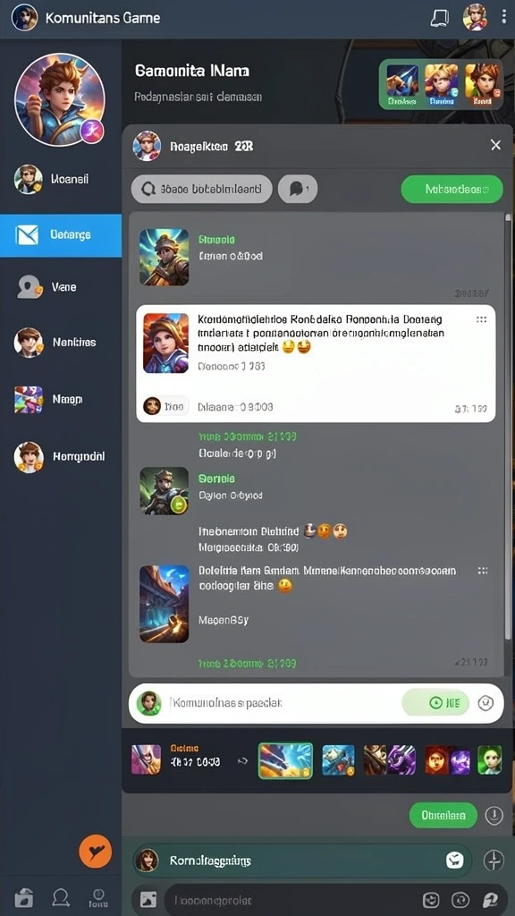 Karakter unik dengan kemampuan khusus masing-masing.