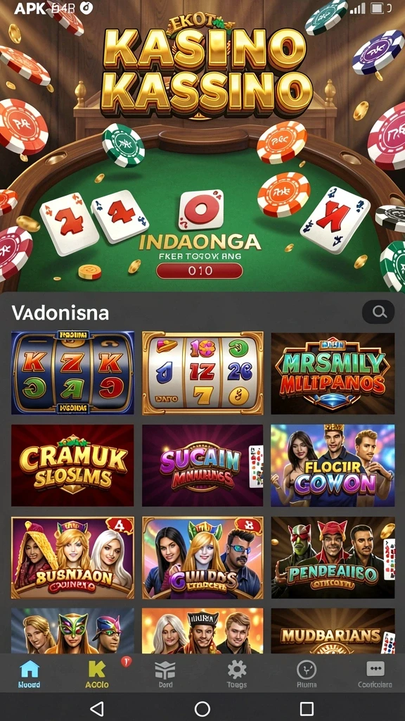 Tampilan awal yang menarik dengan menu intuitif.