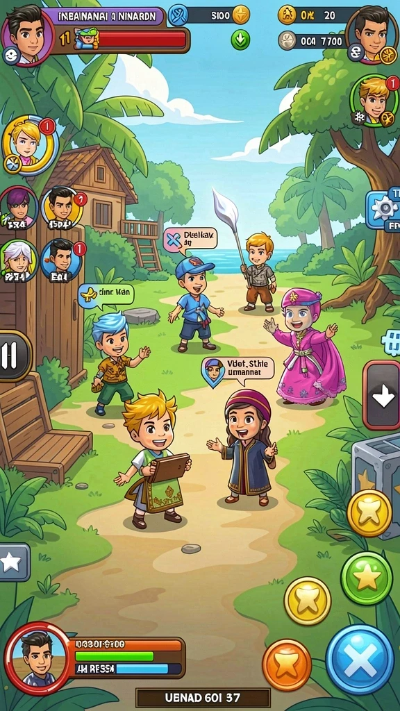 Fitur multiplayer yang seru untuk bermain bersama teman.
