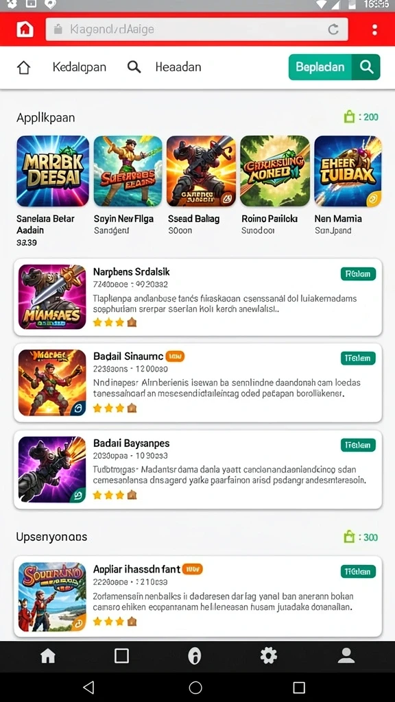 Tampilan awal yang menawan dan intuitif.