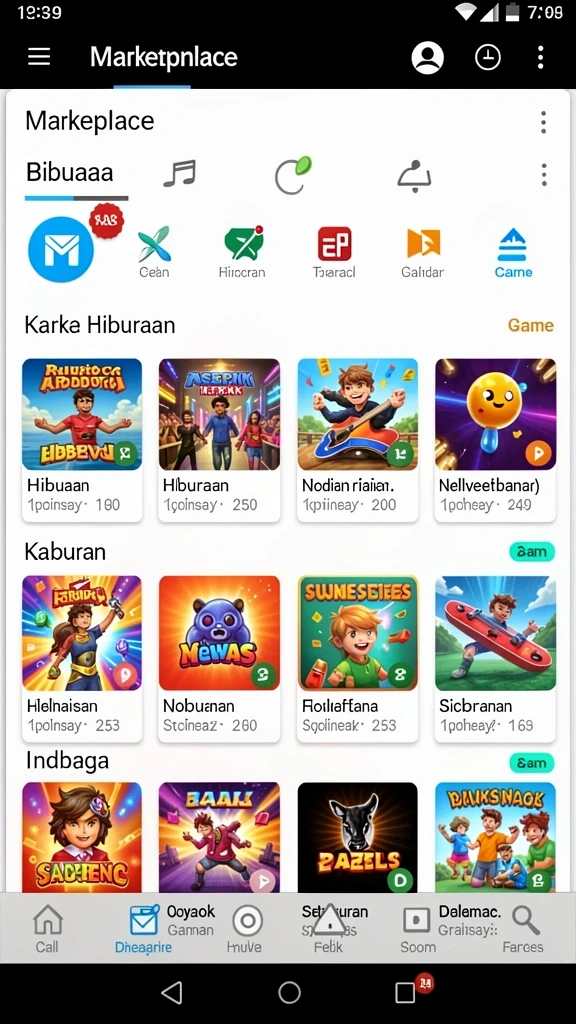 Tampilan antarmuka yang intuitif dan menarik.