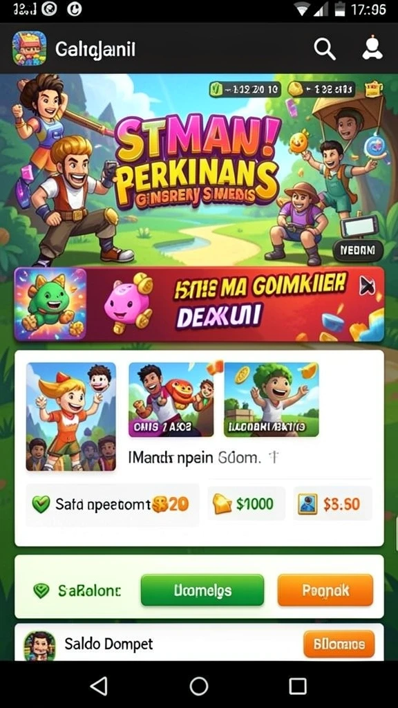 Grafis yang kaya dan penuh warna.