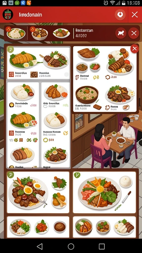 Tampilan antarmuka yang user-friendly dan menarik.