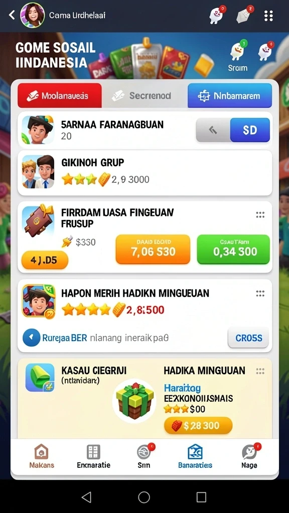 Tampilan antarmuka yang user-friendly.