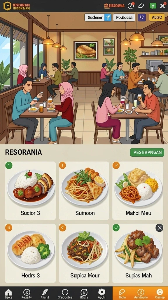 Tangkapan layar memperlihatkan antarmuka pengguna yang intuitif.