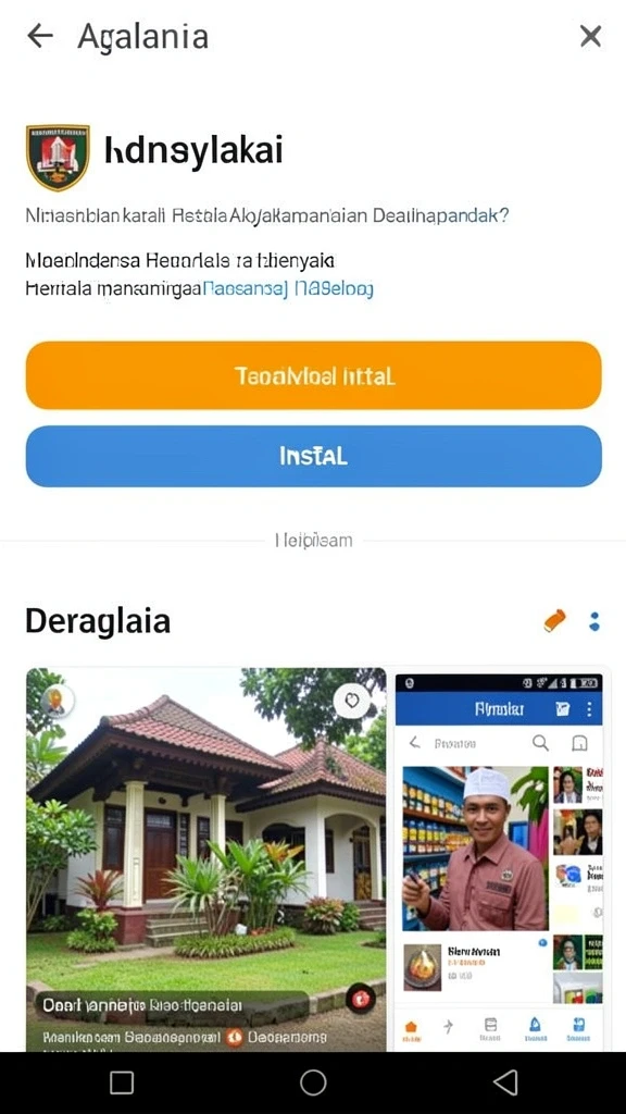 Tampilan antarmuka pengguna yang menarik dan intuitif.