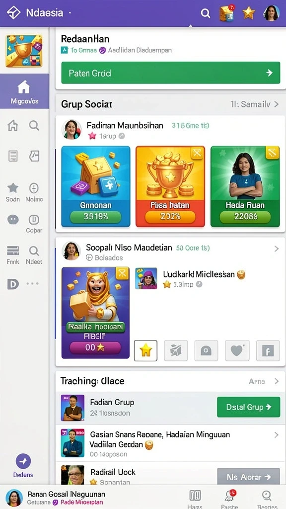 Screenshot menampilkan grafis yang memukau.