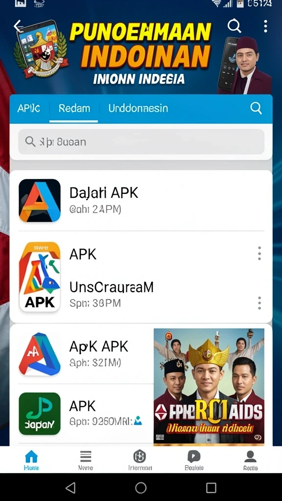 TANGKAPAN APLIKASI: Misi dan tantangan menarik.