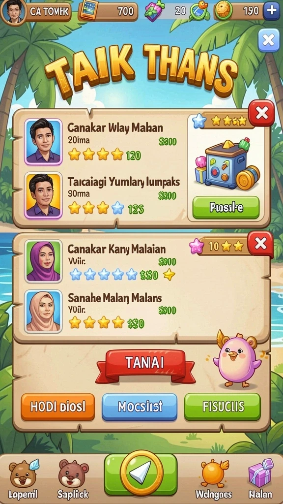 Tampilan antarmuka pengguna yang sederhana dan menarik.